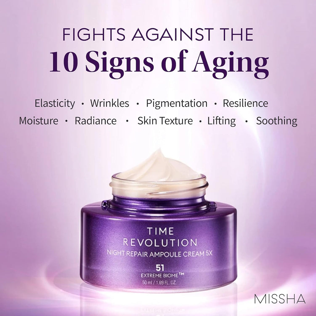 MISSHA TIME REVOLUTION NIGHT REPAIR AMPOULE CREAM 5X