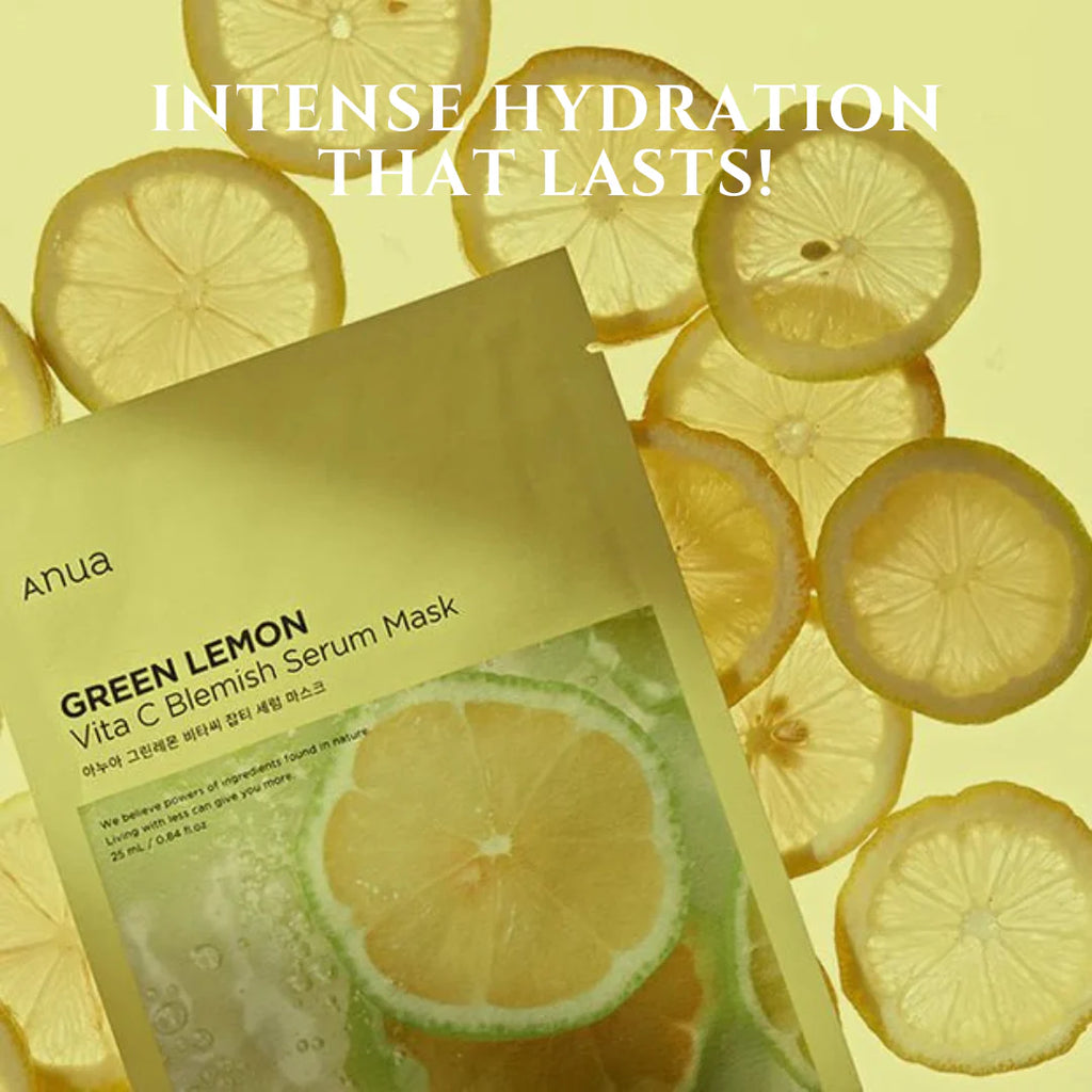 Anua Green Lemon Vita C Blemish Serum Mask