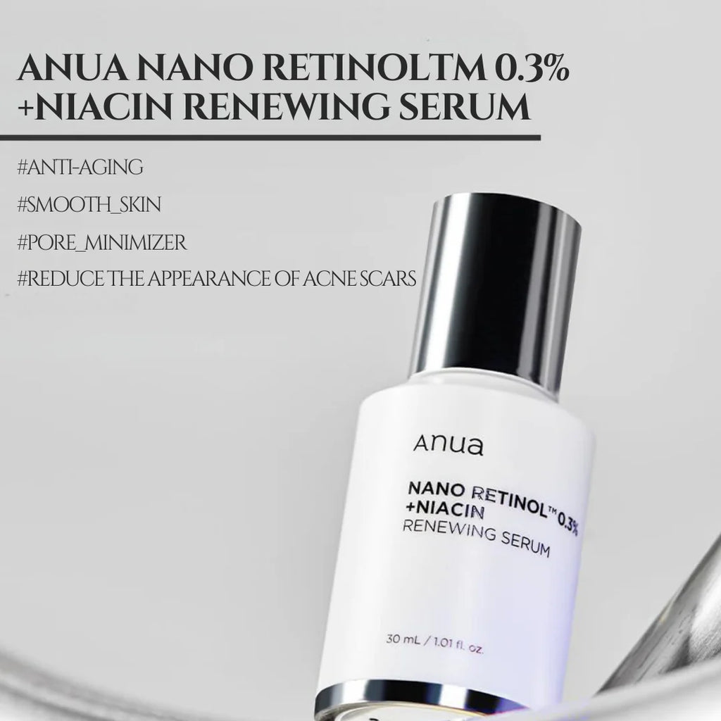 Anua Nano Retinol 0.3% + Niacin Renewing Serum