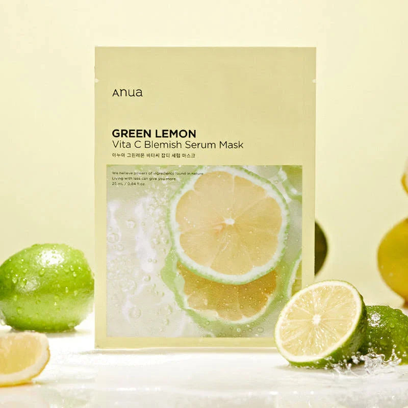 Anua Green Lemon Vita C Blemish Serum Mask