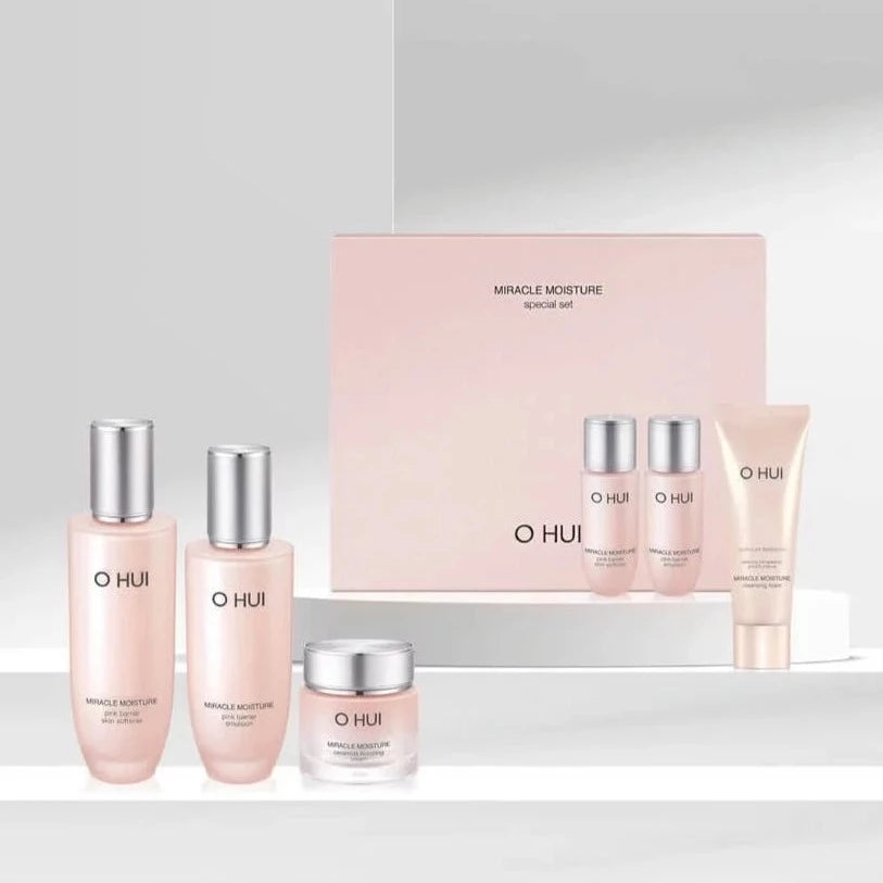 O HUI Miracle Moisture 3pcs Special Set For Hydration Boosting