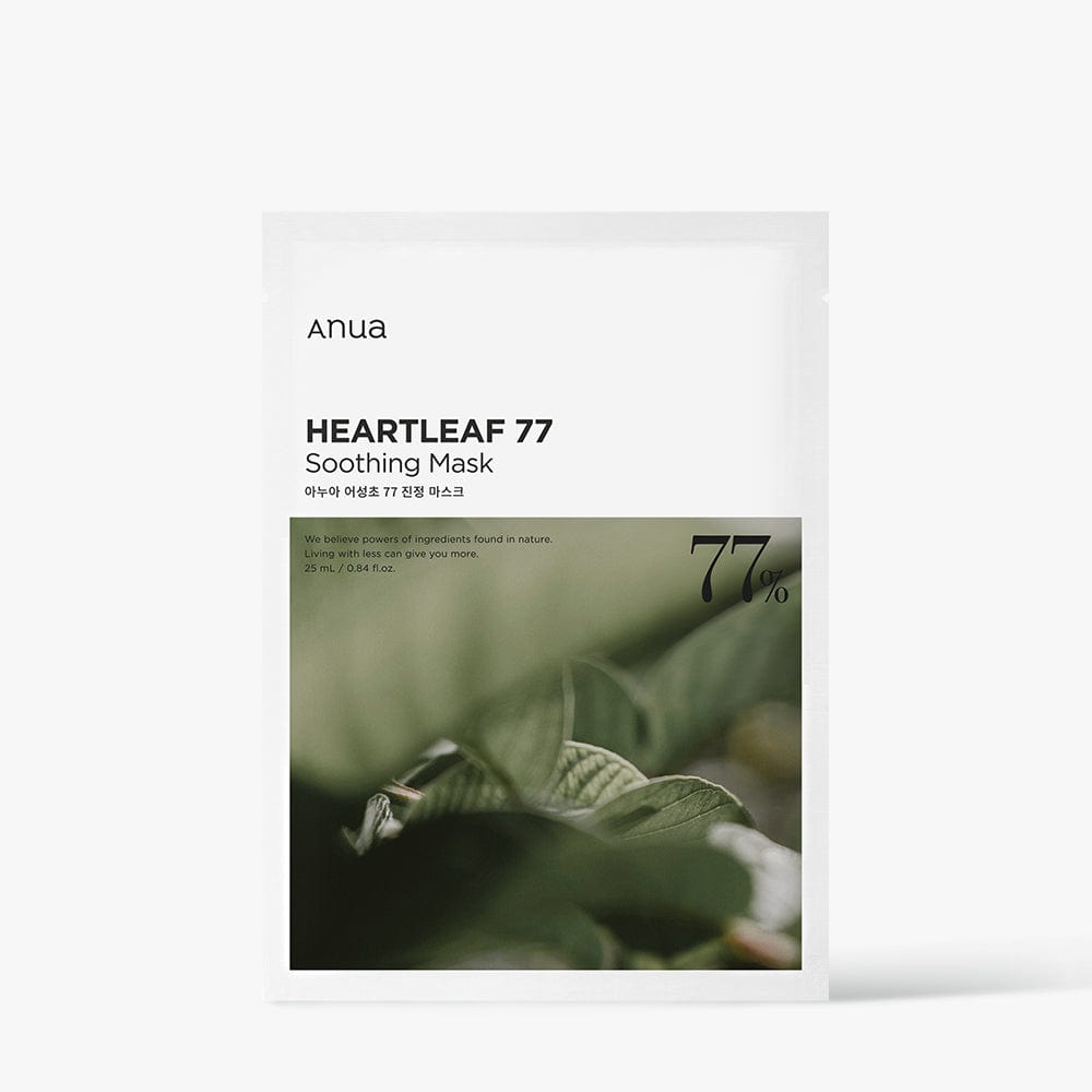 Anua HEARTLEAF 77% SOOTHING SHEET MASK