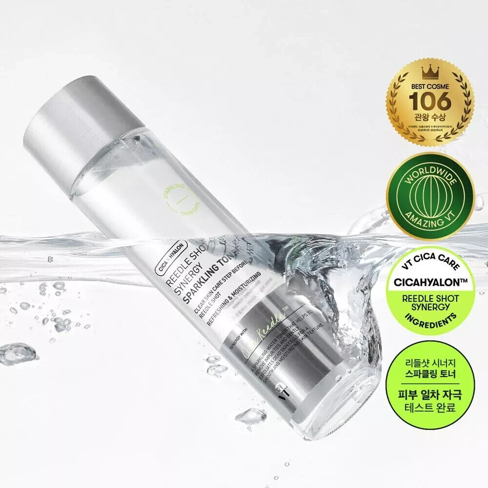 VT Reedle Shot Synergy Sparkling Toner - Smooth and Moisturizing 
